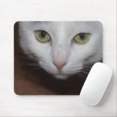 Tapis De Souris Belle Chat Blanc (Avec souris)