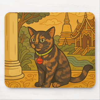 Tapis De Souris Belle Chat Siam Mousepad