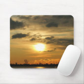 Tapis De Souris Belle conception de mousepad de lever de soleil (Avec souris)