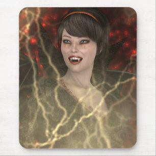Tapis De Souris Belle Dame Vamp Style De Sorcière Parfaite Pour Ha