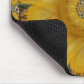 Tapis De Souris Belle Dorée Fleur Soleil Design Lumineux (Coin)