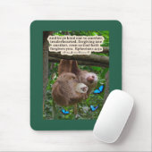 Tapis De Souris Belle Écriture de Sloth : Ephésiens 4:32 (Avec souris)