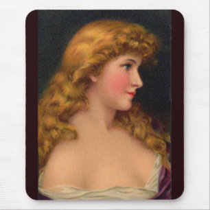 Tapis De Souris belle femme du 19ème siècle