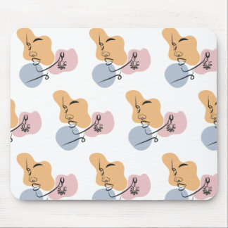 Tapis De Souris belle femme line art