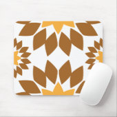 Tapis De Souris belle fleur brune pétale motif (Avec souris)