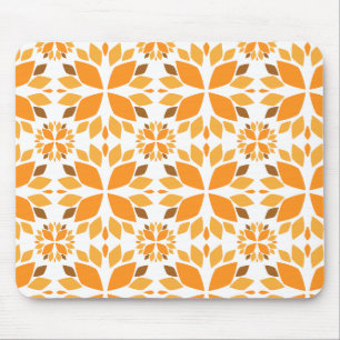 Tapis De Souris belle fleur brune pétale motif