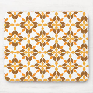 Tapis De Souris belle fleur brune pétale motif