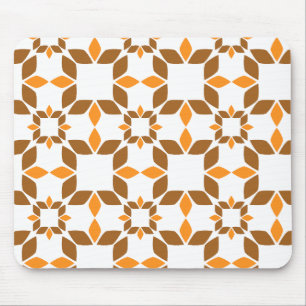 Tapis De Souris belle fleur brune pétale motif