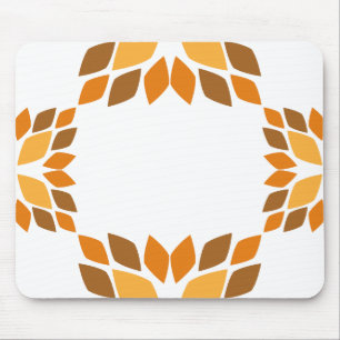 Tapis De Souris belle fleur brune pétale motif