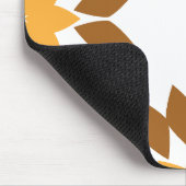 Tapis De Souris belle fleur brune pétale motif (Coin)