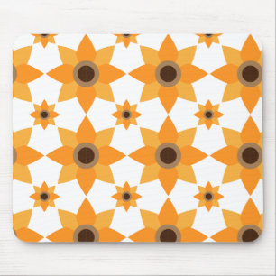 Tapis De Souris belle fleur brune pétale motif