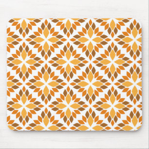 Tapis De Souris belle fleur brune pétale motif