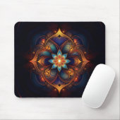 Tapis De Souris Belle Fleur de Lys Fractale (Avec souris)