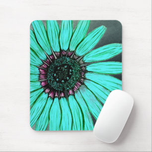 Tapis De Souris Belle main Fleur Sketched