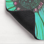 Tapis De Souris Belle main Fleur Sketched (Coin)