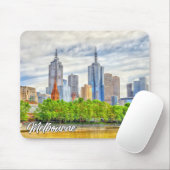 Tapis De Souris Belle Melbourne, Australie (Avec souris)