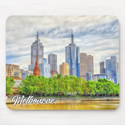 Tapis De Souris Belle Melbourne, Australie (Devant)