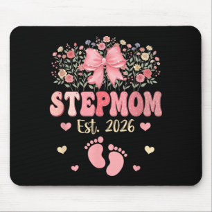 Tapis De Souris Belle-mère est 2026 Fleurs Fête des mères en atten
