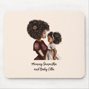 Tapis De Souris Belle mère et fille noire (26)