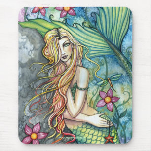 Tapis de souris Belle Mérmaid par Molly Harrison