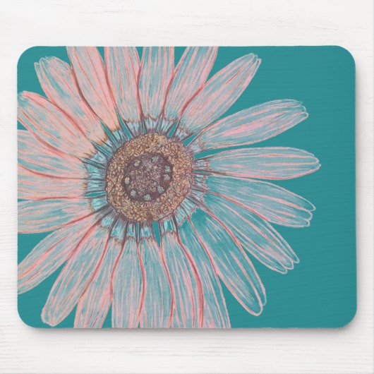 Tapis De Souris Belle Mousepad aux fleurs (Devant)