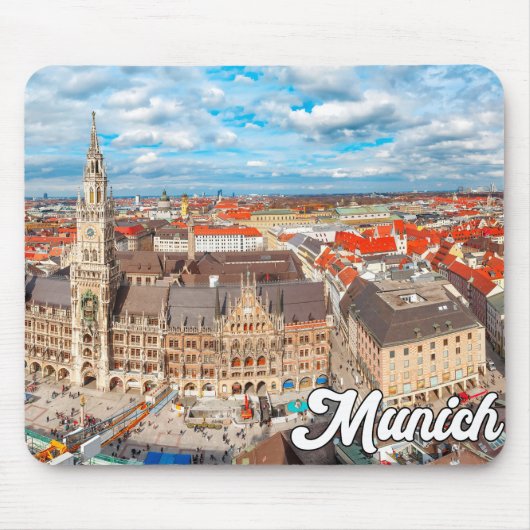 Tapis De Souris Belle Munich, Allemagne (Devant)