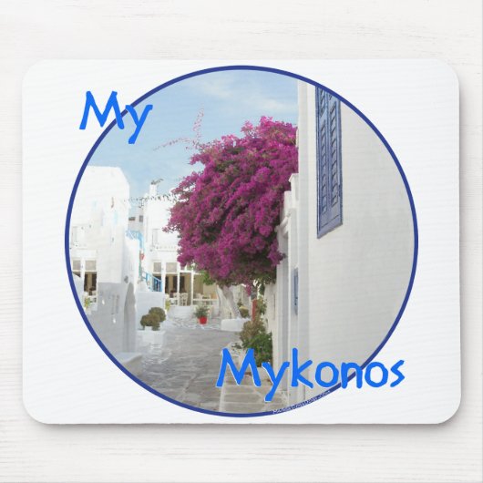 Tapis De Souris Belle Mykonos (Devant)