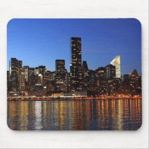 Tapis De Souris Belle New York Soirée Skyline