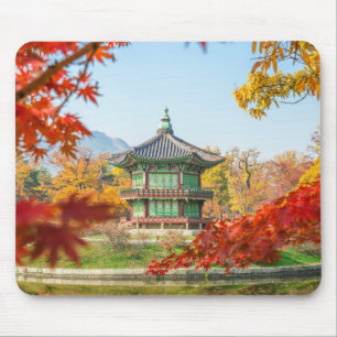 Tapis De Souris Belle Pagode Gyeongbokgung Séoul Corée