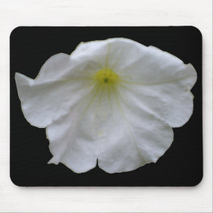 Tapis De Souris Belle Petunia Blanche Mousepad