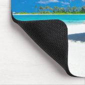 Tapis De Souris Belle plage avec Eau Turquoise, Sable Blanc (Coin)