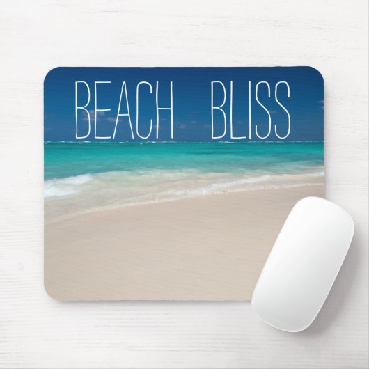 Tapis De Souris Belle Plage Bliss (Avec souris)