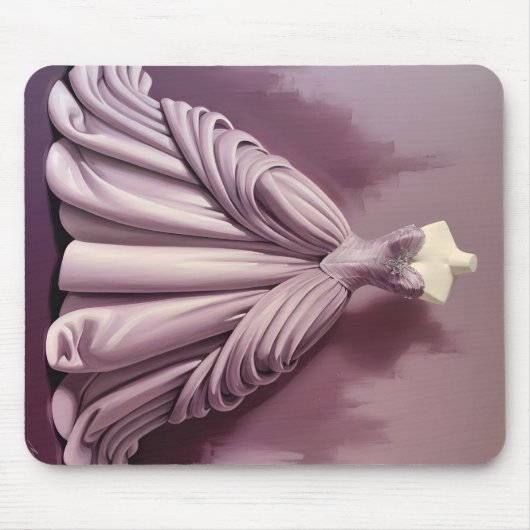 Tapis De Souris Belle robe mauve (Devant)