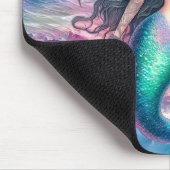 Tapis De Souris Belle sirène d'aquarelle (Coin)