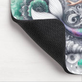 Tapis De Souris Belle sirène d'aquarelle (Coin)