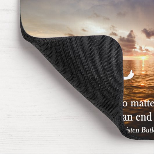 Tapis De Souris Belle Souris Coucher De Soleil (Coin)