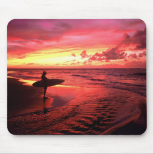 Tapis De Souris Belle Souris Coucher De Soleil
