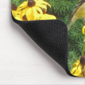 Tapis De Souris Belle Souris d'Oiseau Jaune (Coin)