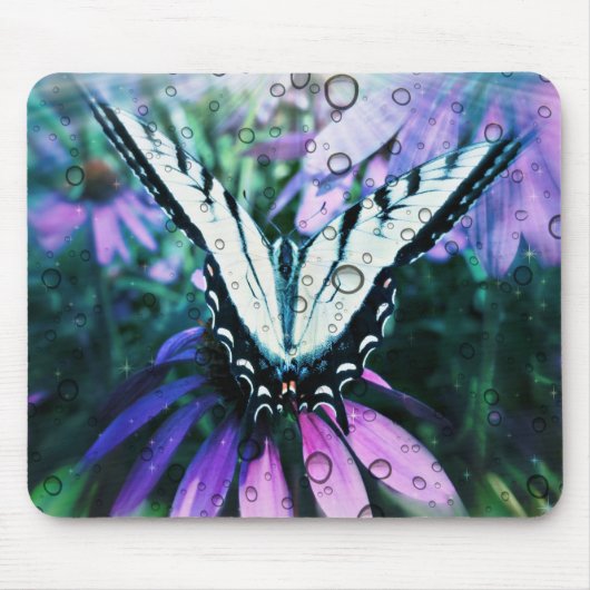 Tapis De Souris Belle souris papillon (Devant)