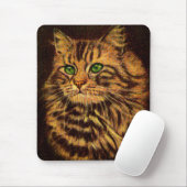 Tapis De Souris belle tabby à cheveux longs (Avec souris)