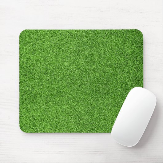 Tapis De Souris Belle texture d'herbe verte de terrain de golf (Avec souris)