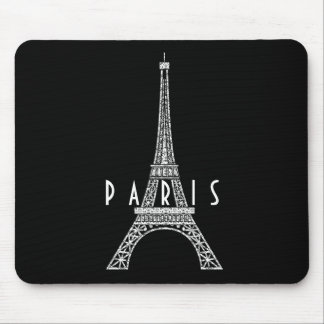 Tapis De Souris Belle tour blanche France Paris Eiffel
