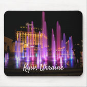 Tapis De Souris Belle vue nocturne Kiev Ukraine (Devant)
