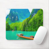 Tapis De Souris Belle vue paysage Rock Mountain Khao (Avec souris)