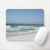 Tapis De Souris Belle vue sur la plage contre ciel clair 2 (Avec souris)