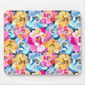 Tapis De Souris Belles Fleurs colorées (Devant)