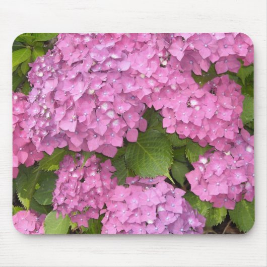 Tapis De Souris Belles Hydrangeas Roses (Devant)