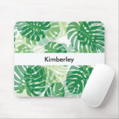 Tapis De Souris Belles palmettes tropicales (Avec souris)