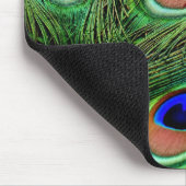 Tapis De Souris Belles plumes de paon (Coin)