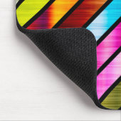 Tapis De Souris Belles rayures colorées (Coin)